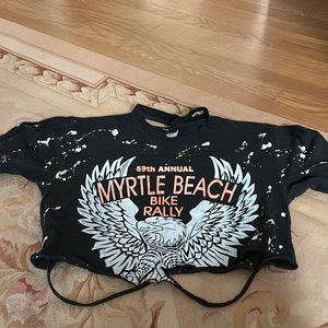 LF crop top brand “Furst of a Kind”